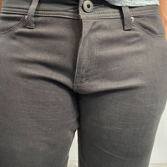 DL1961 Emma Power Legging  Lamb Leather & Coated In Birmingham Size 28 - Picture 2 of 15